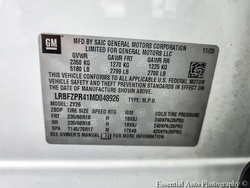 Certified 2021 Buick Envision Essence w/ Technology Package I AWD/4WD image 26