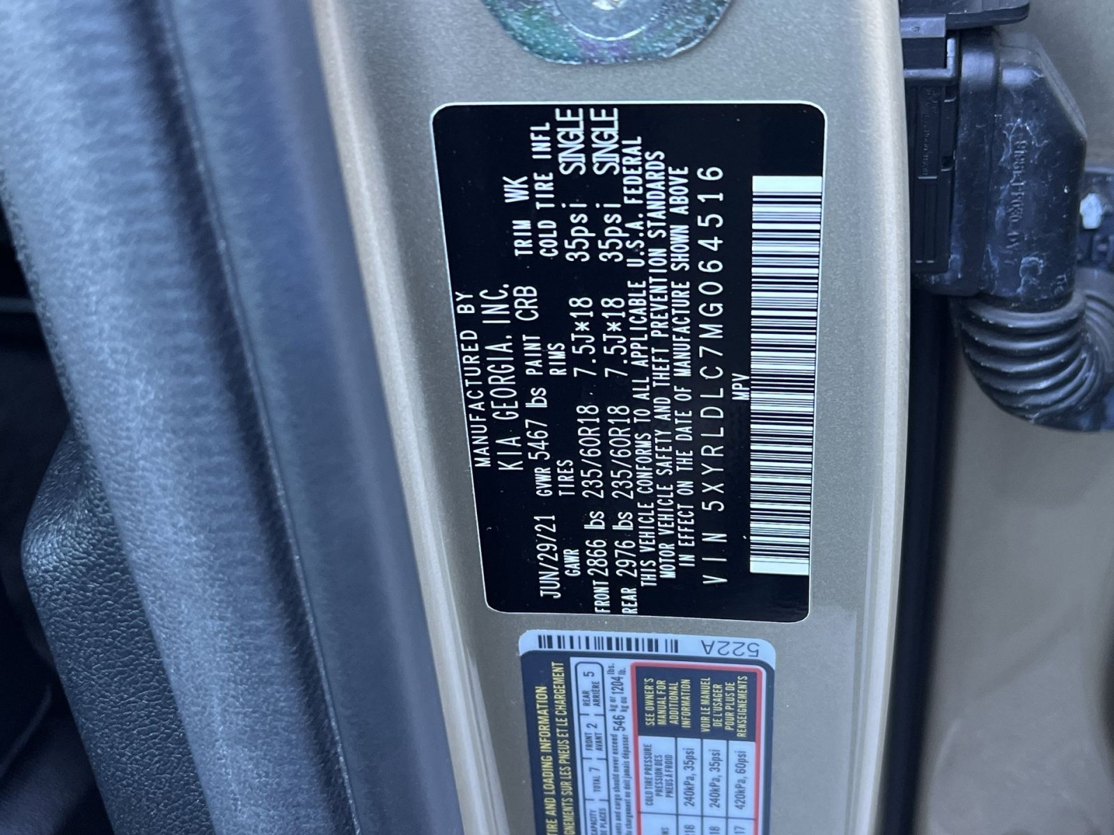 Used 2021 Kia Sorento S AWD/4WD image 44