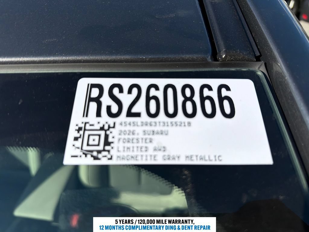 New 2026 Subaru Forester Limited AWD/4WD image 12