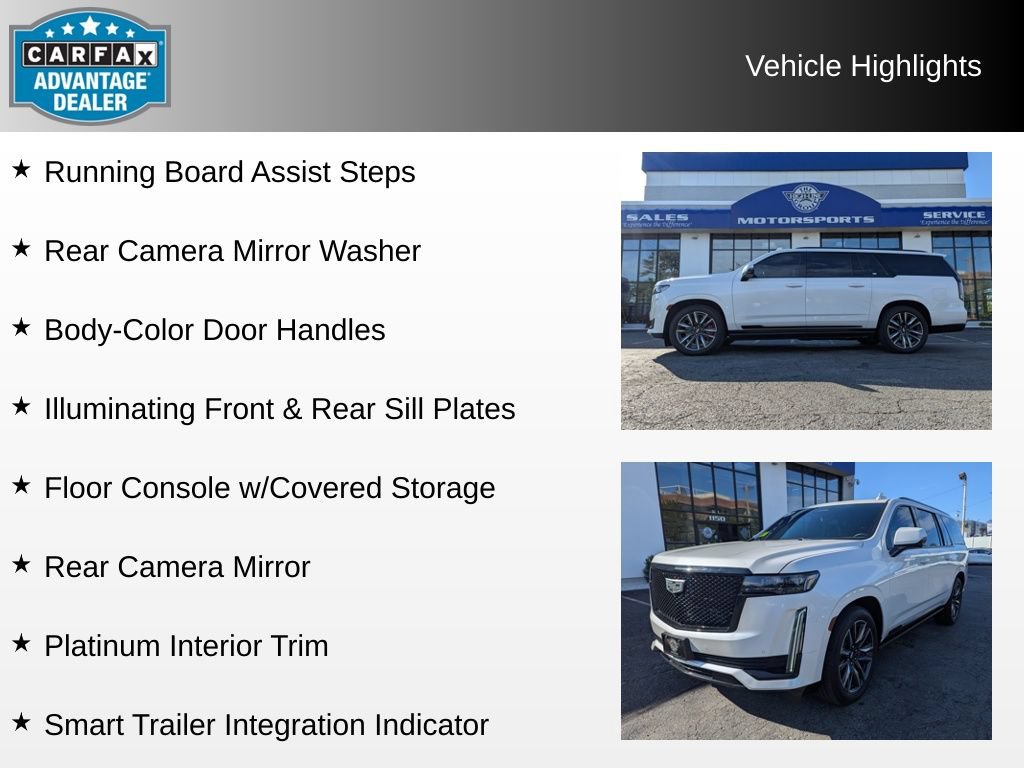 Used 2022 Cadillac Escalade ESV Sport Platinum AWD/4WD image 12