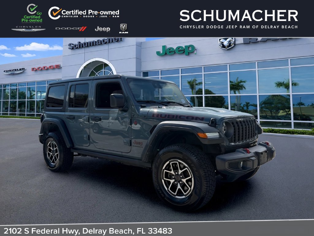 Certified 2024 Jeep Wrangler Unlimited Rubicon