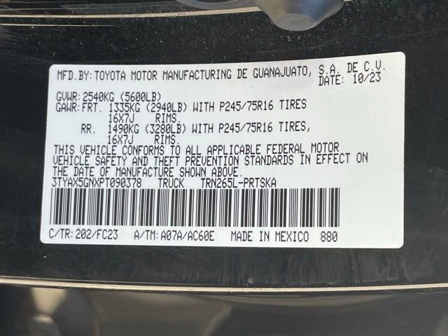 Used 2023 Toyota Tacoma SR image 33