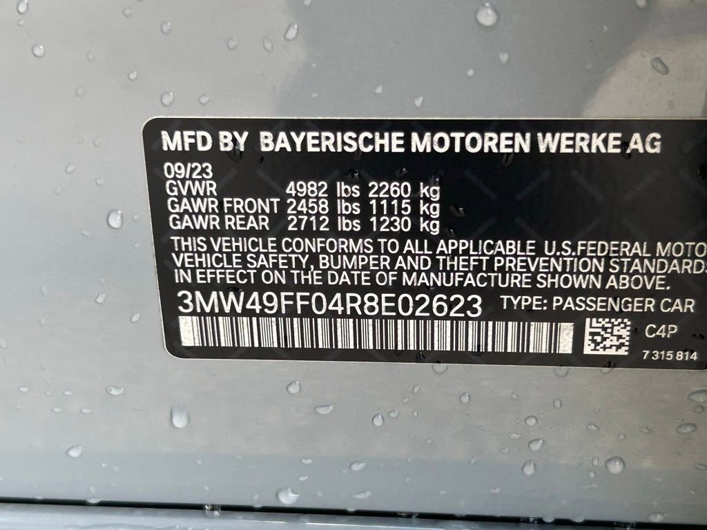 Used 2024 BMW M340i xDrive w/ Premium Package image 58