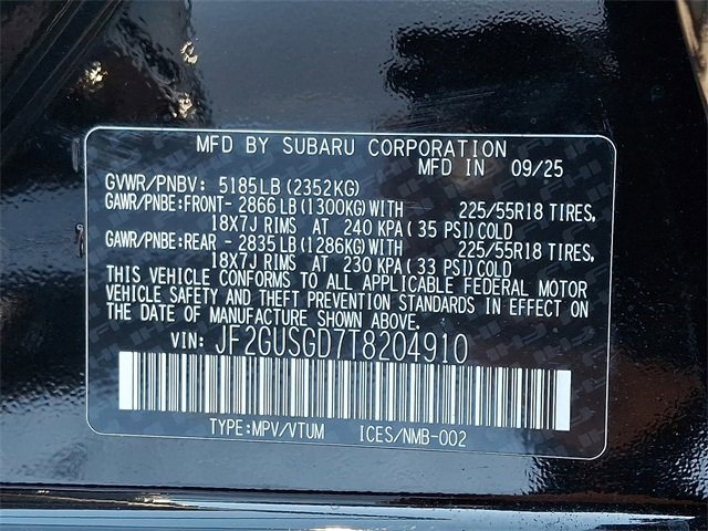 New 2026 Subaru Crosstrek 2.5i Sport image 19