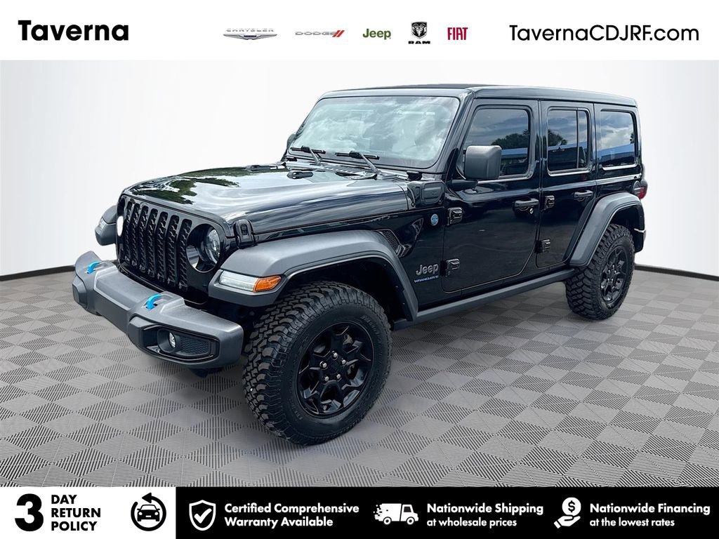 Used 2023 Jeep Wrangler Unlimited w/ Sun & Screen Package AWD/4WD image 1