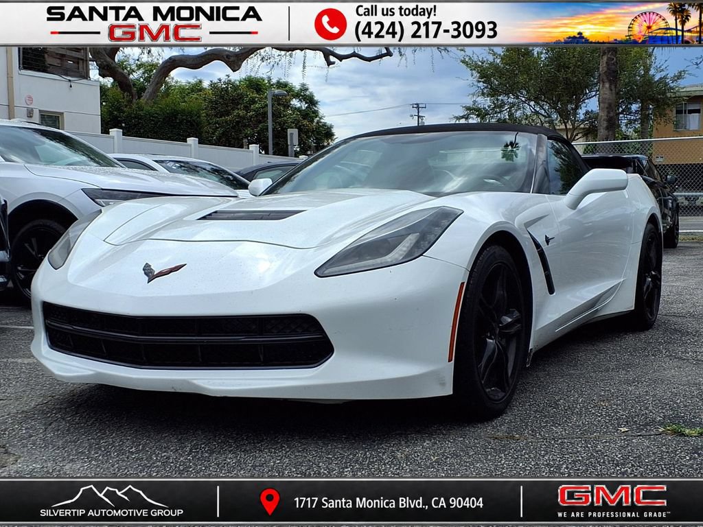 Certified 2016 Chevrolet Corvette Stingray Convertible w/ Carbon Flash Badge Package RWD image 23