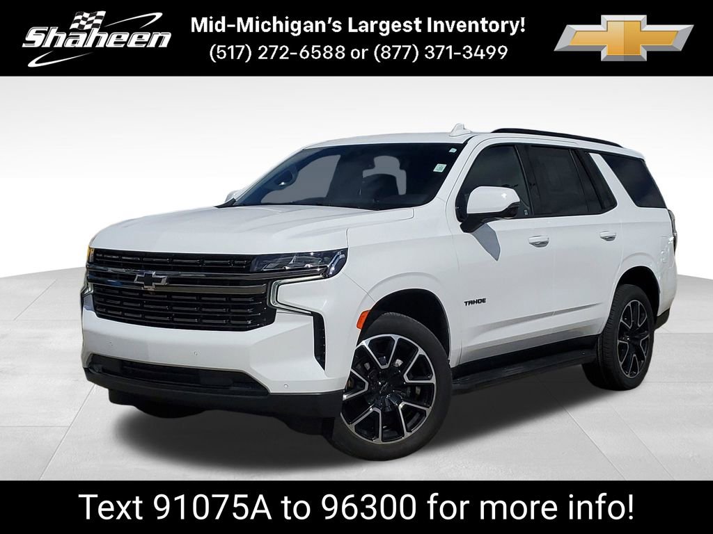 Certified 2022 Chevrolet Tahoe RST w/ Luxury Package AWD/4WD image 1