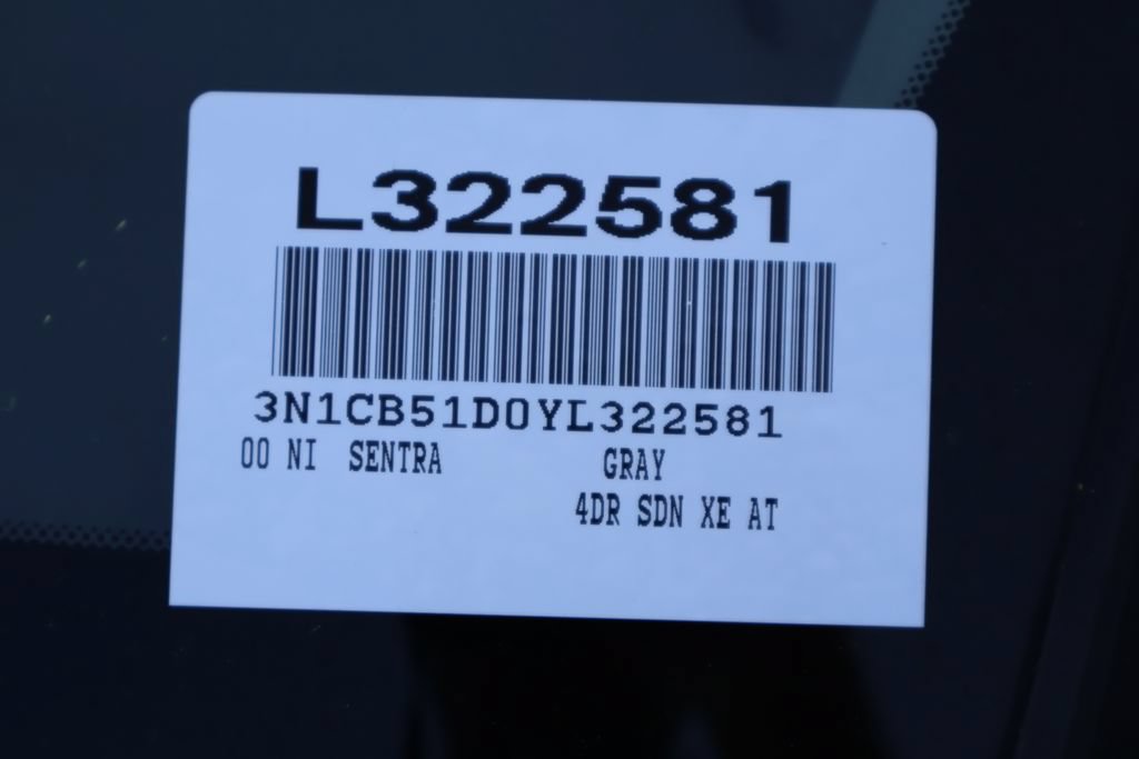 Used 2000 Nissan Sentra XE FWD image 7