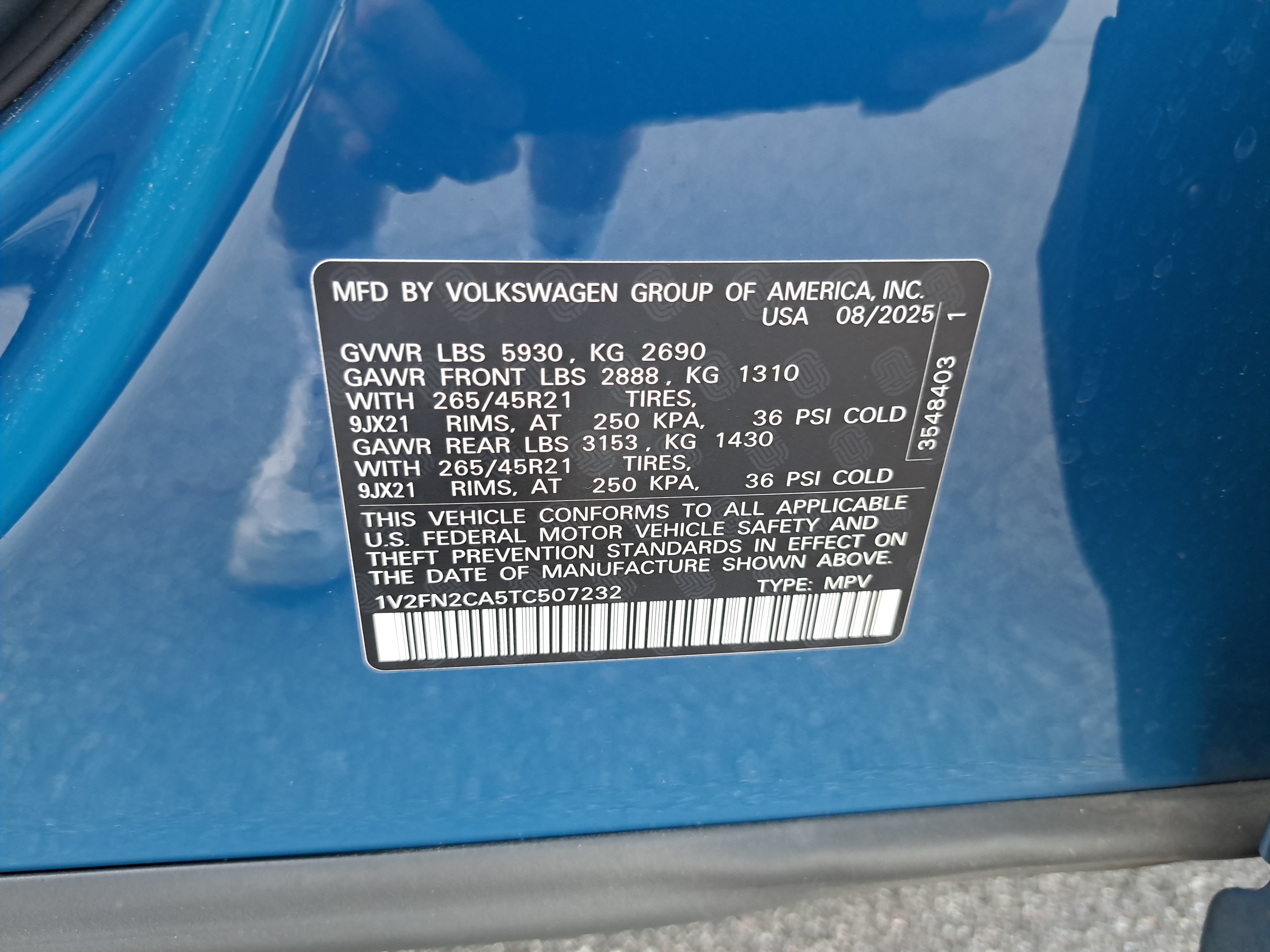 Certified 2026 Volkswagen Atlas SEL Premium R-Line AWD/4WD image 35