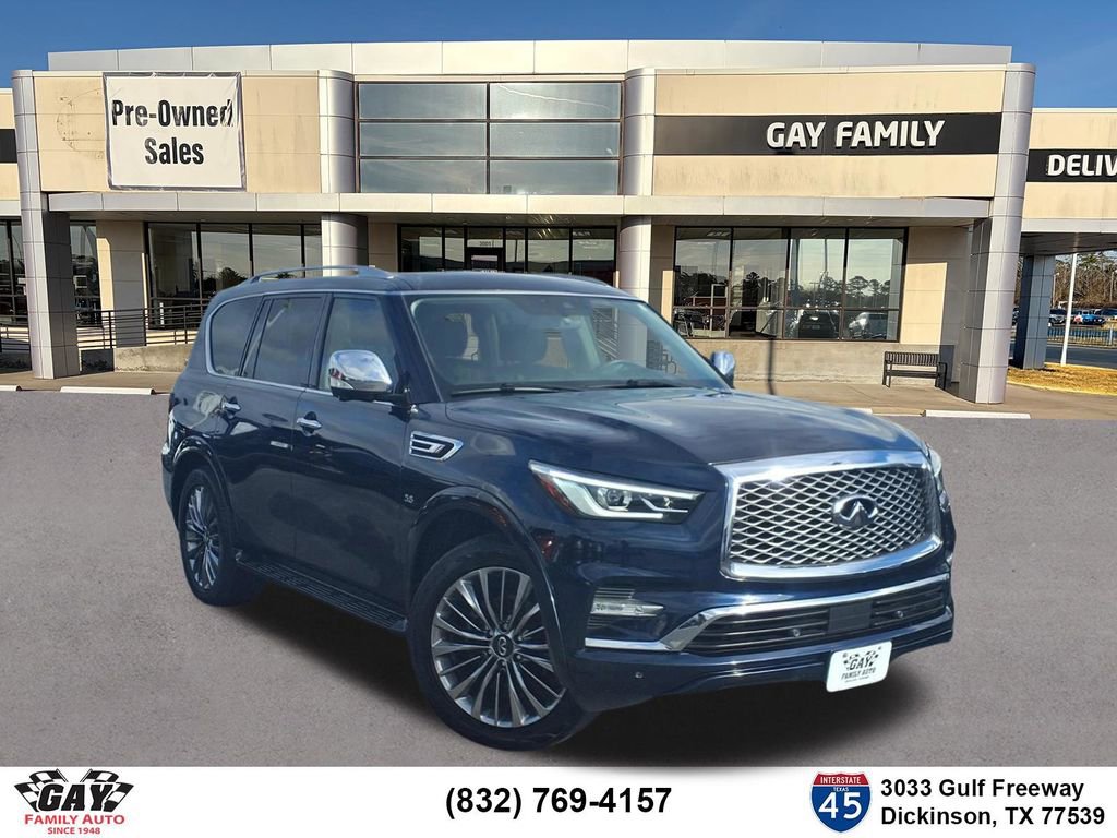 Used 2019 INFINITI QX80 Luxe w/ 22" Wheel Package RWD image 1