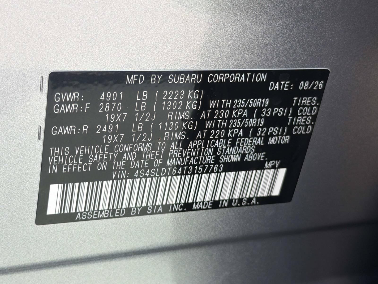 New 2026 Subaru Forester Touring AWD/4WD image 26