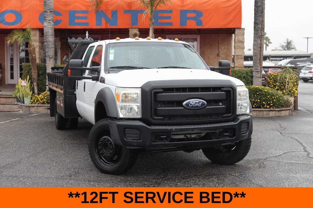 Used 2011 Ford F550 4x4 Crew Cab Super Duty w/ Payload Upgrade Pkg image 1
