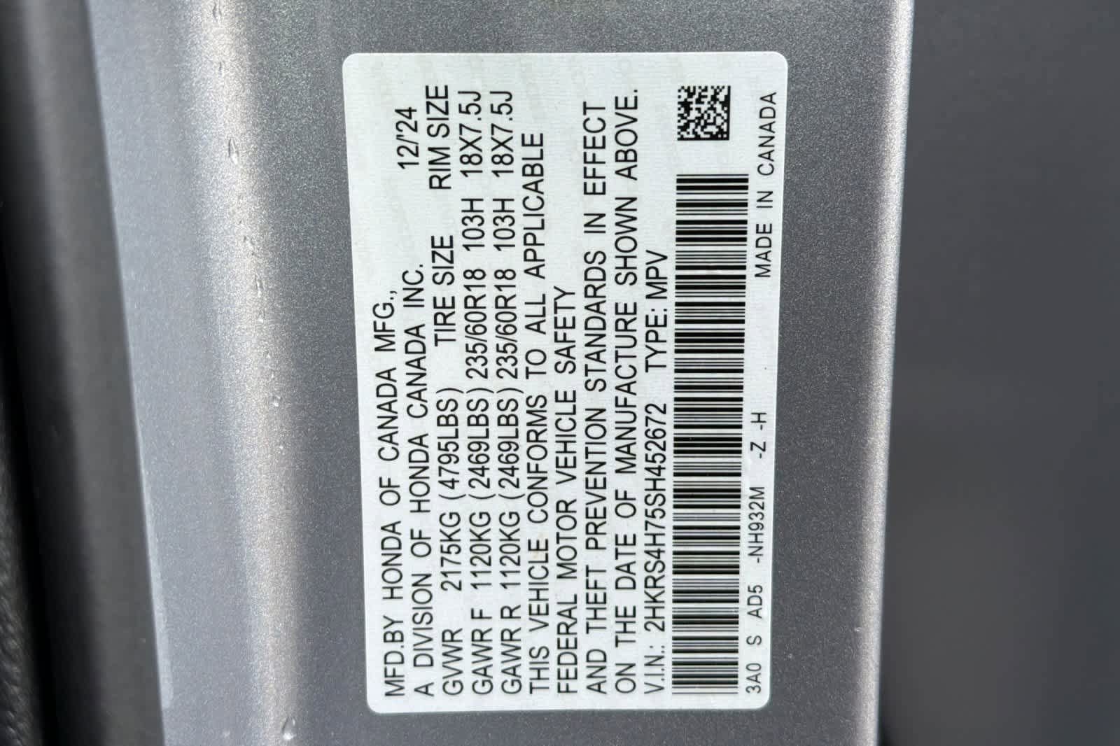 Certified 2025 Honda CR-V EX-L image 28