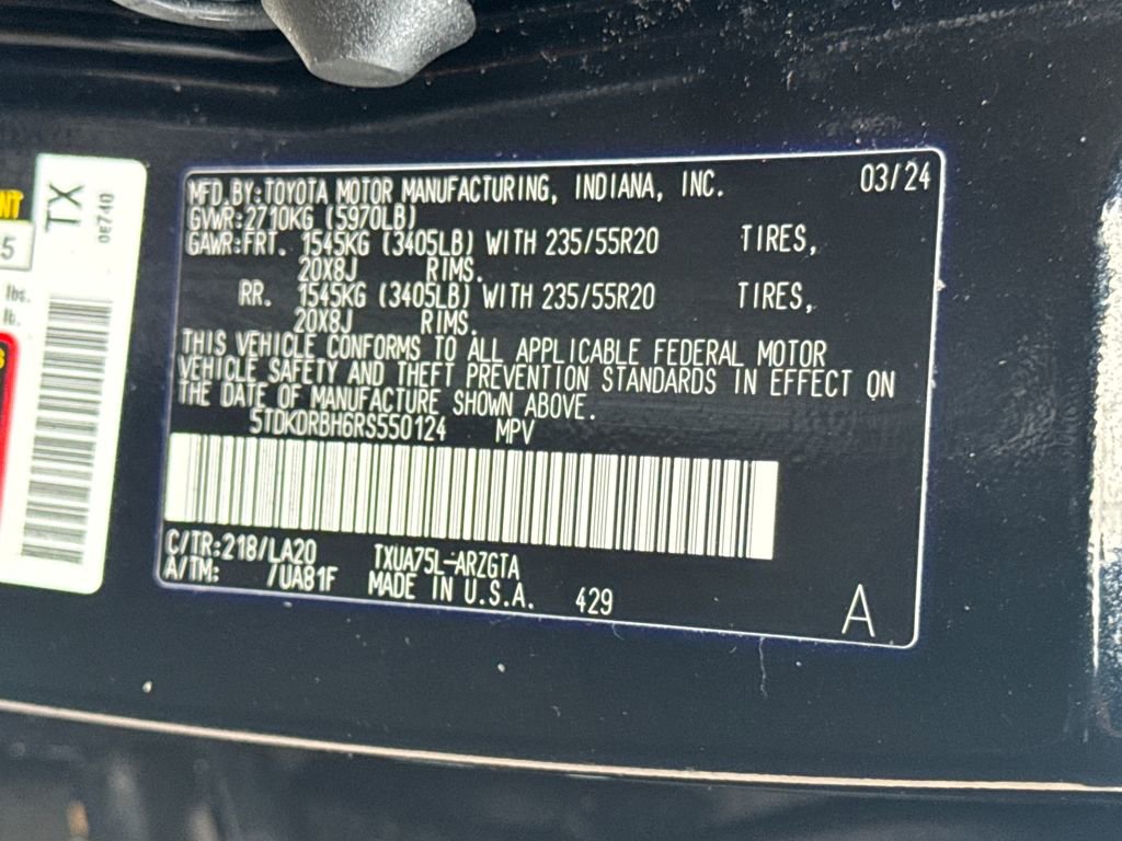 Used 2024 Toyota Highlander Platinum image 50