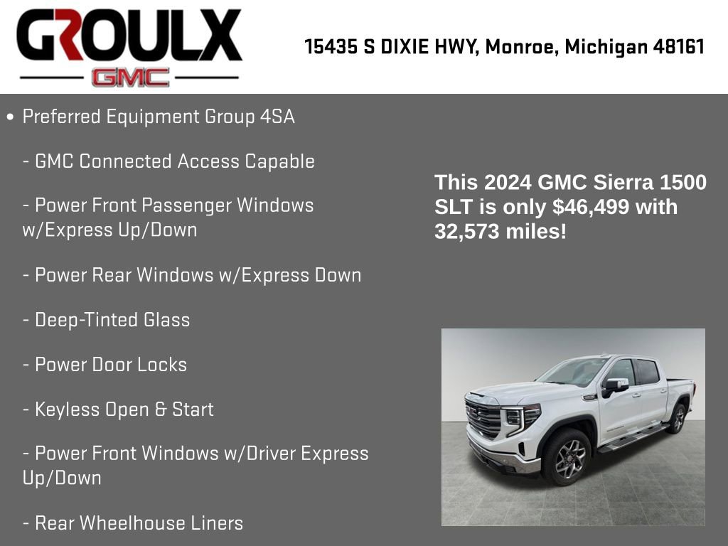 Used 2024 GMC Sierra 1500 SLT w/ SLT Premium Plus Package image 8