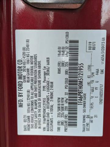 Used 2021 Ford Mustang Coupe w/ Equipment Group 101A image 23