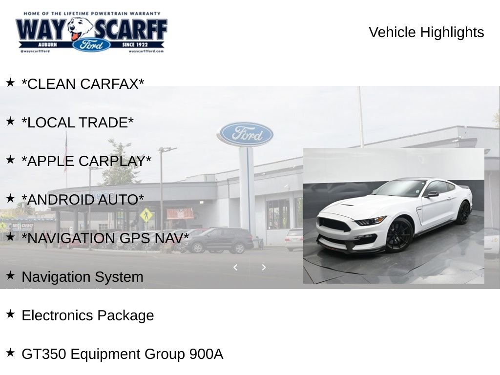 Used 2017 Ford Mustang Shelby GT350 w/ Electronics Package RWD image 9
