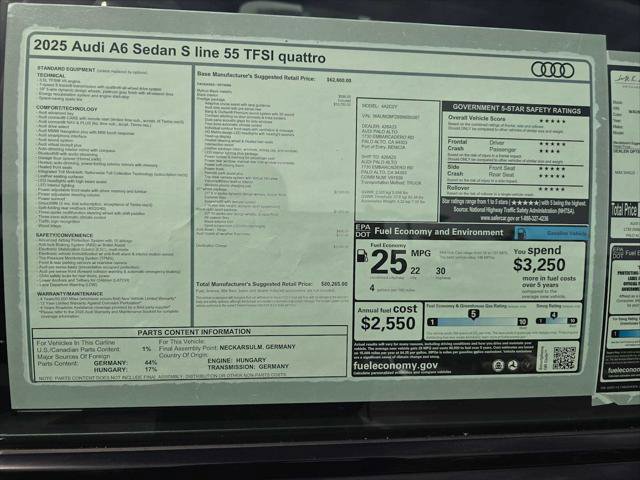 New 2025 Audi A6 Prestige image 19