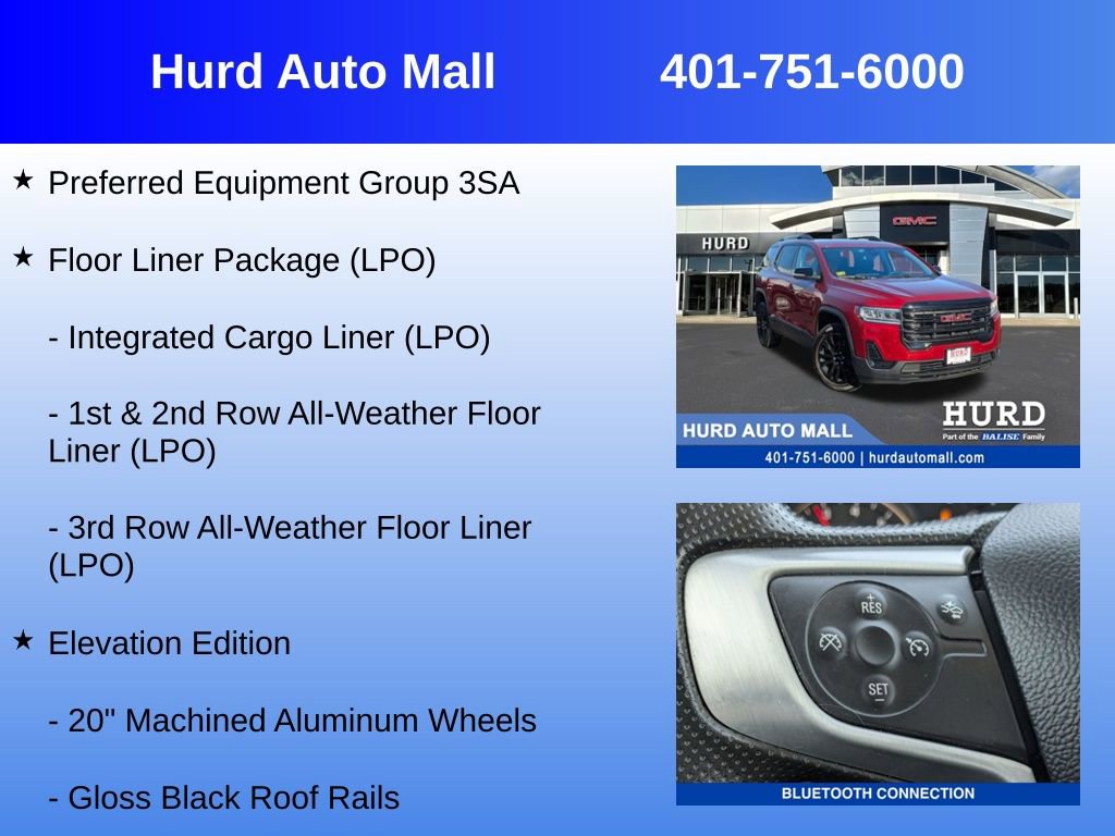 Used 2023 GMC Acadia SLE w/ Elevation Edition image 6