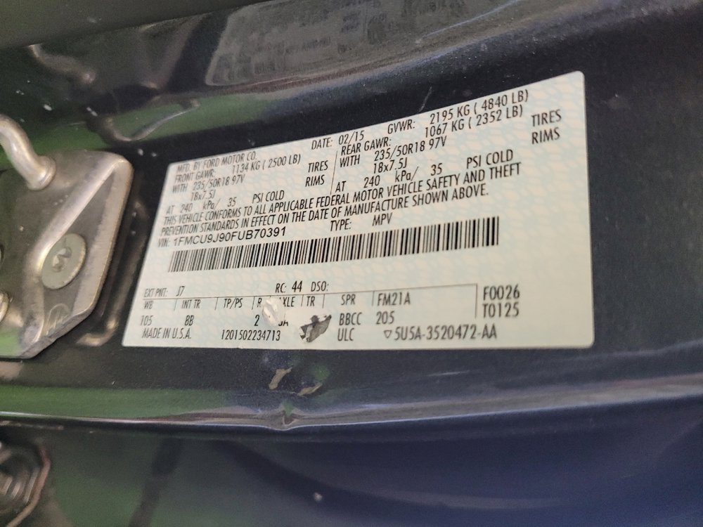 Used 2015 Ford Escape Titanium AWD/4WD image 33