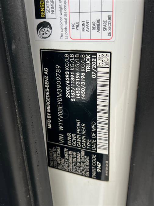 Used 2021 Mercedes-Benz Metris Ranger Partition/ Standard Roo image 39