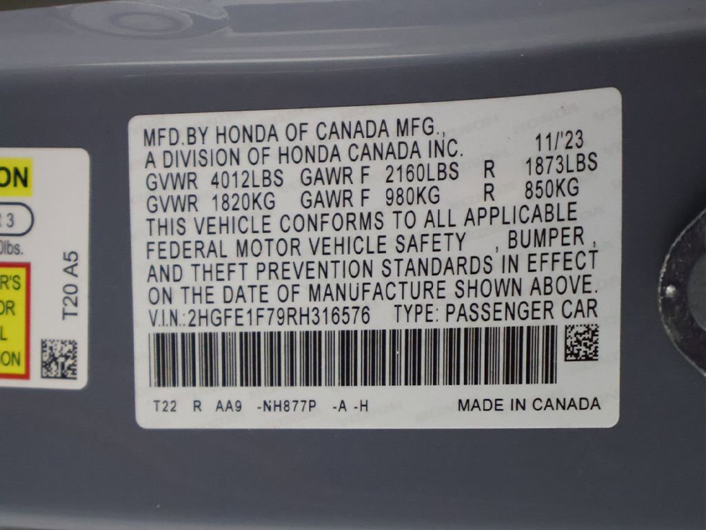 Used 2024 Honda Civic EX image 50