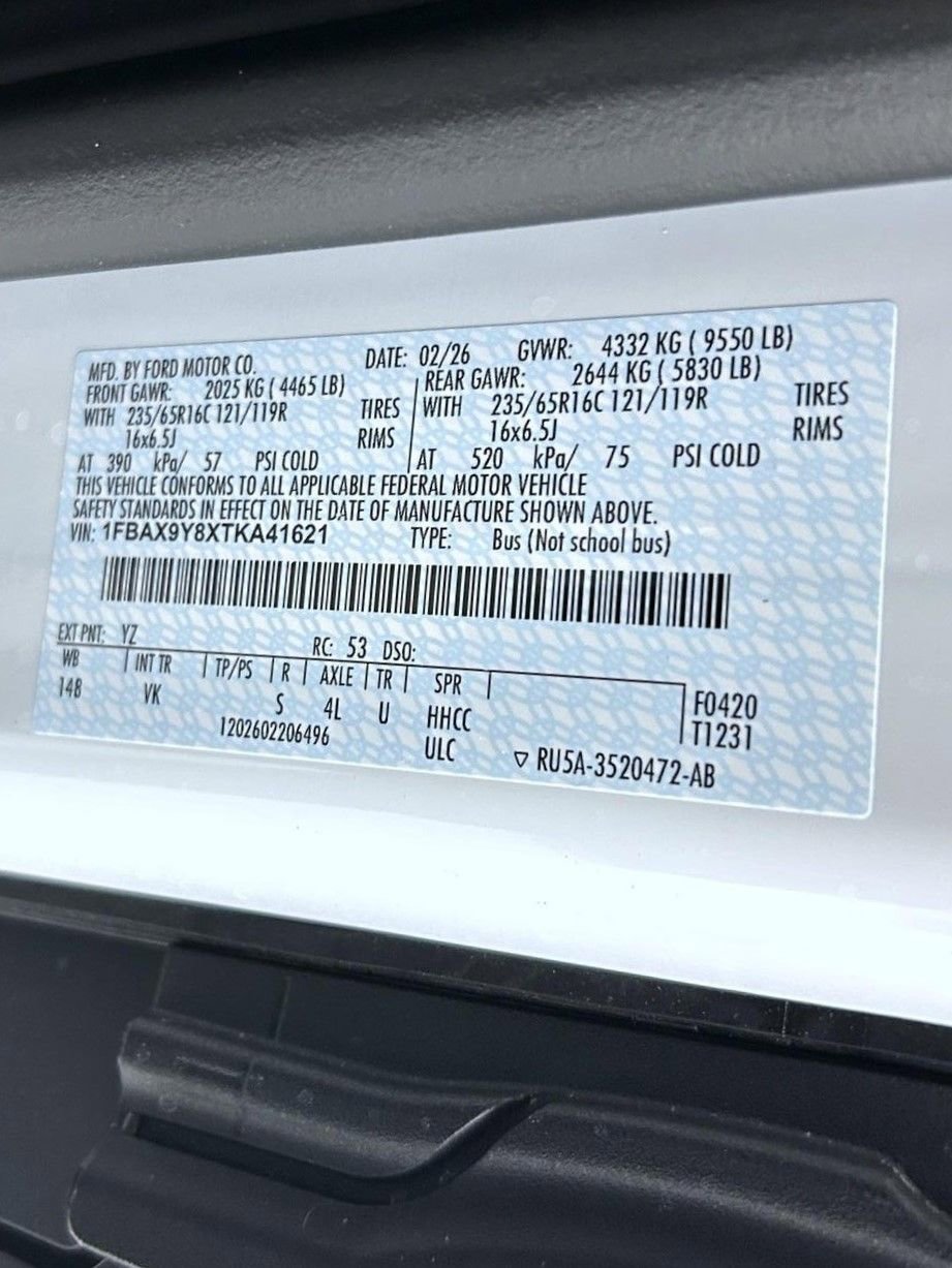 New 2026 Ford Transit 350 XL AWD/4WD image 23