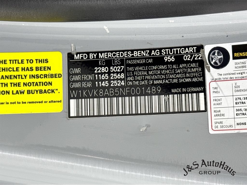 Used 2022 Mercedes-Benz SL 55 AMG 4MATIC w/ Driver Assistance Package image 42