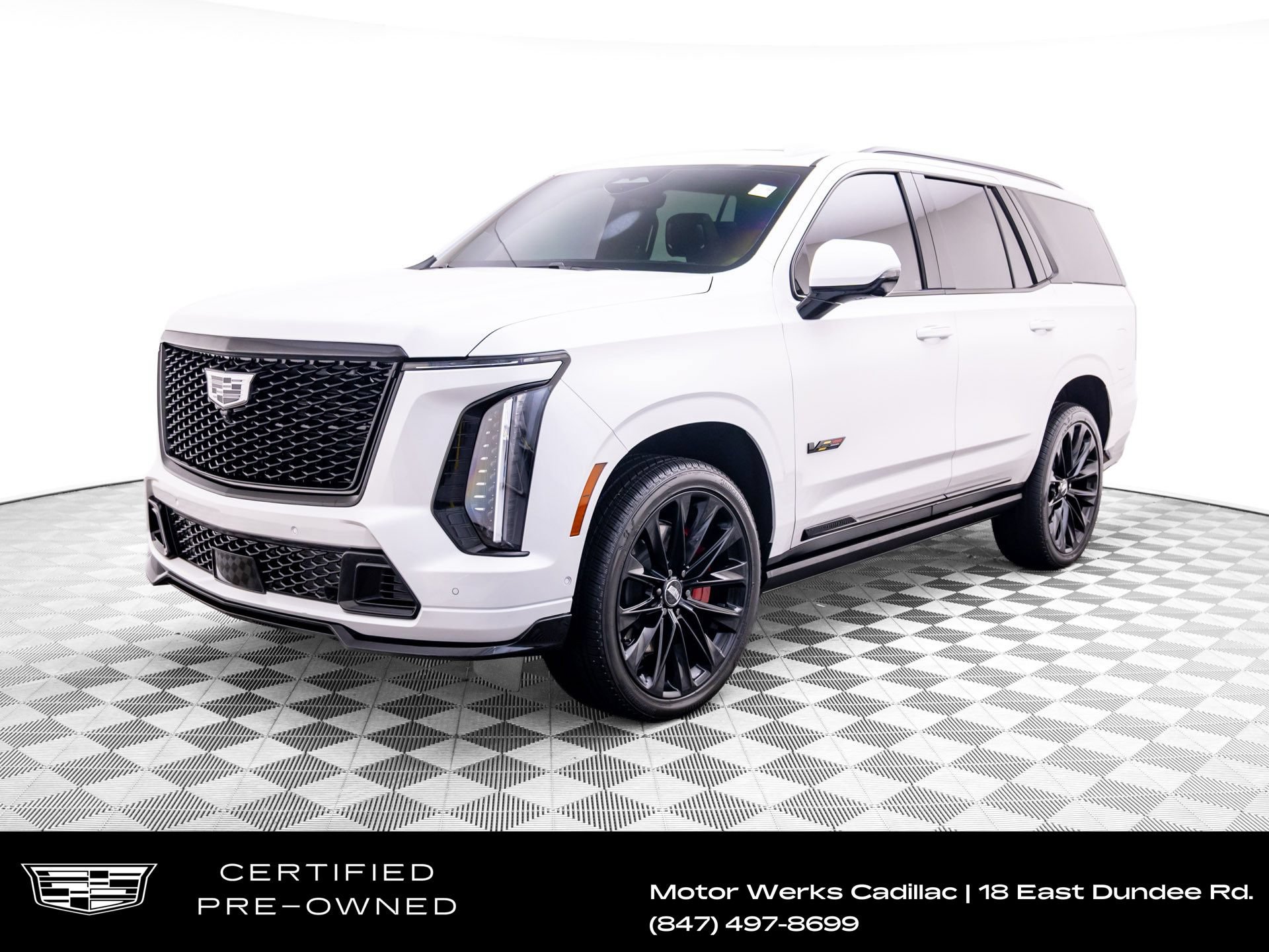Certified 2025 Cadillac Escalade V w/ LPO, ONYX Package