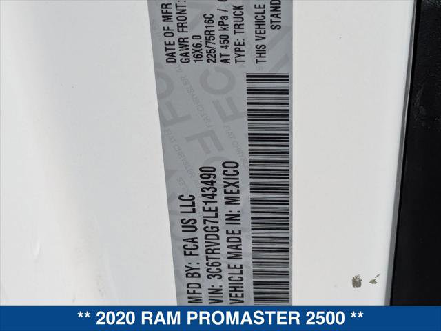 Used 2020 RAM ProMaster 2500 image 20
