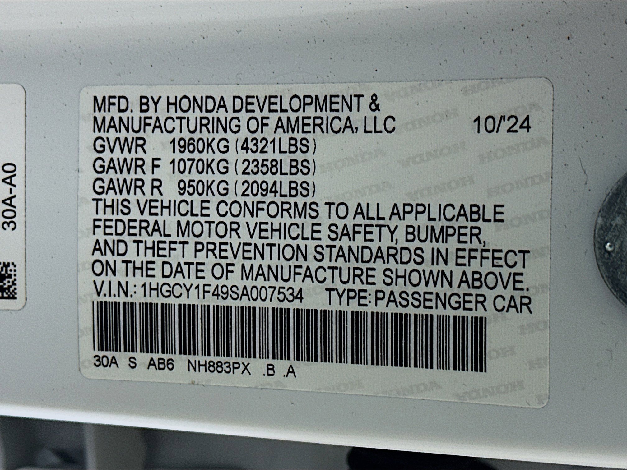 Used 2025 Honda Accord SE image 12