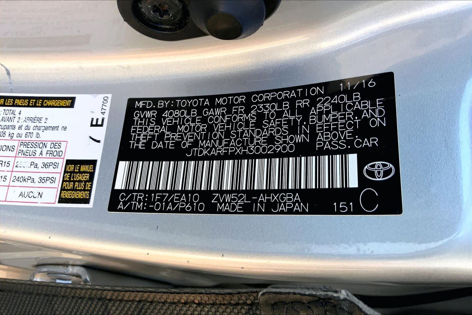 Used 2017 Toyota Prius Prime Advanced FWD image 37