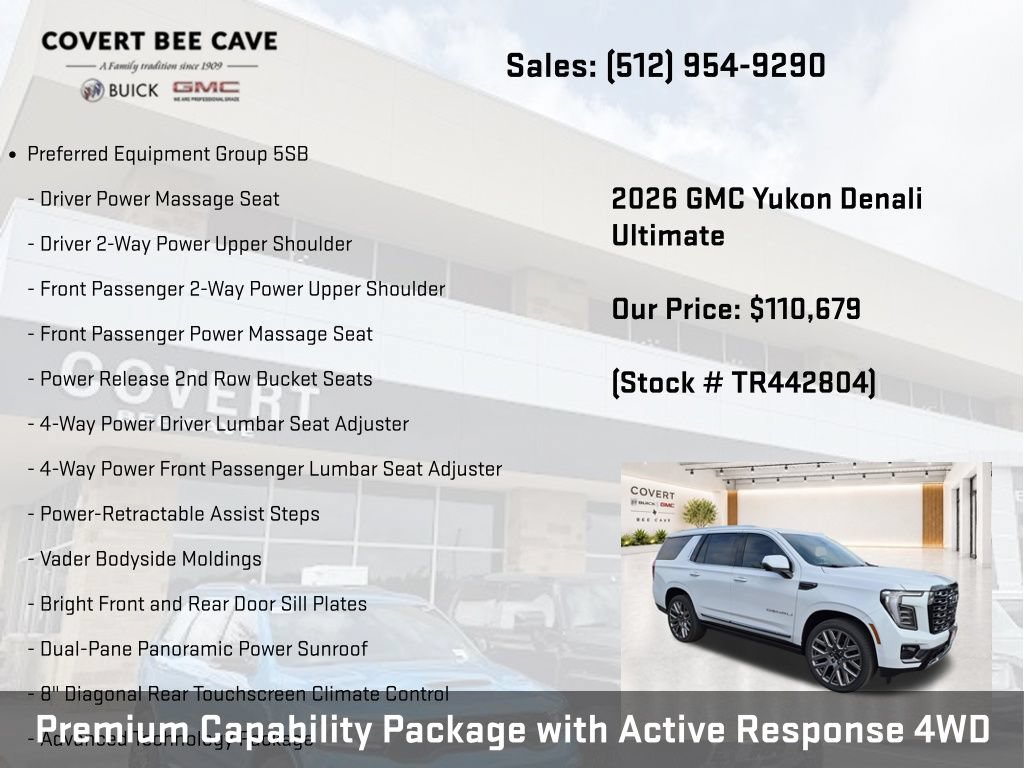 New 2026 GMC Yukon Denali Ultimate AWD/4WD image 9