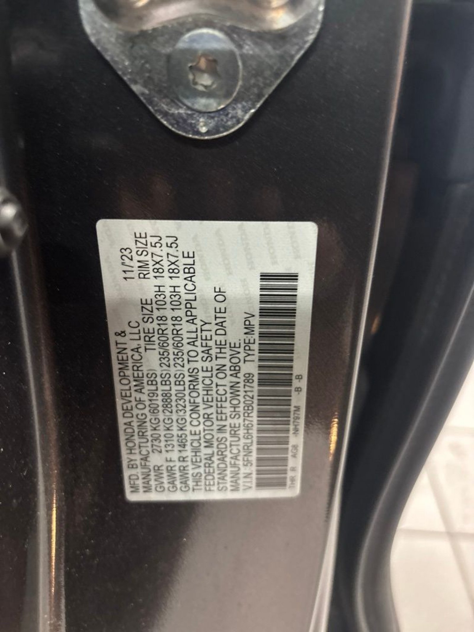 Used 2024 Honda Odyssey EX-L image 6