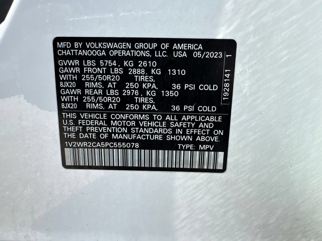 Used 2023 Volkswagen Atlas SE w/ Black Wheel Package FWD image 14