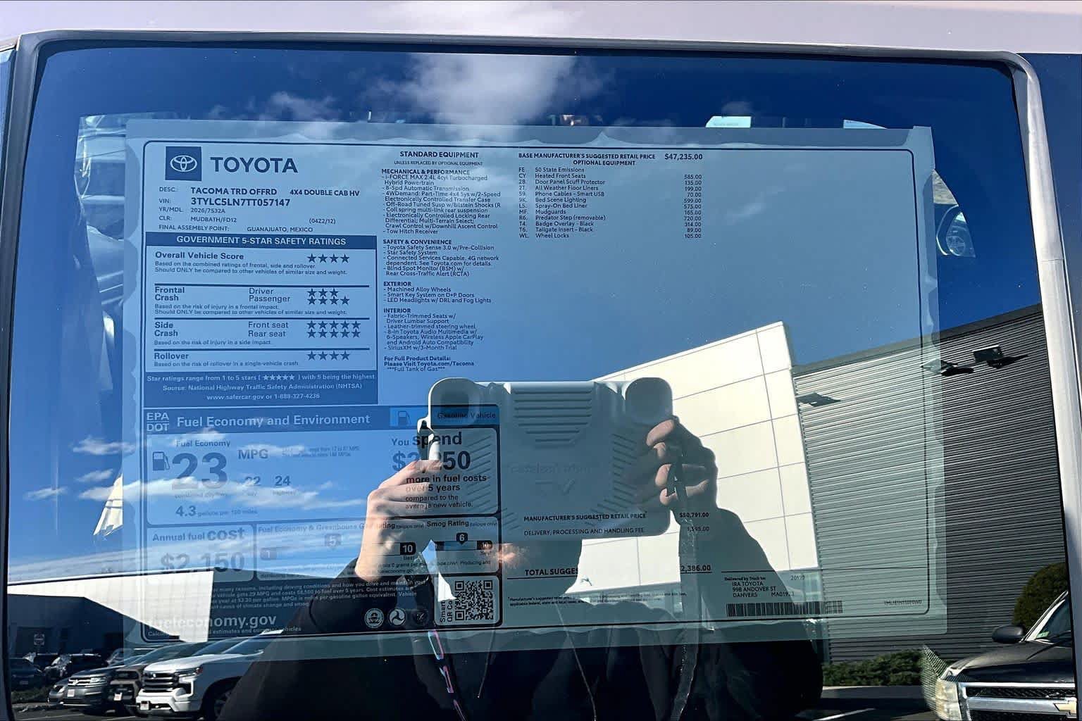 New 2026 Toyota Tacoma TRD Off-Road AWD/4WD image 21