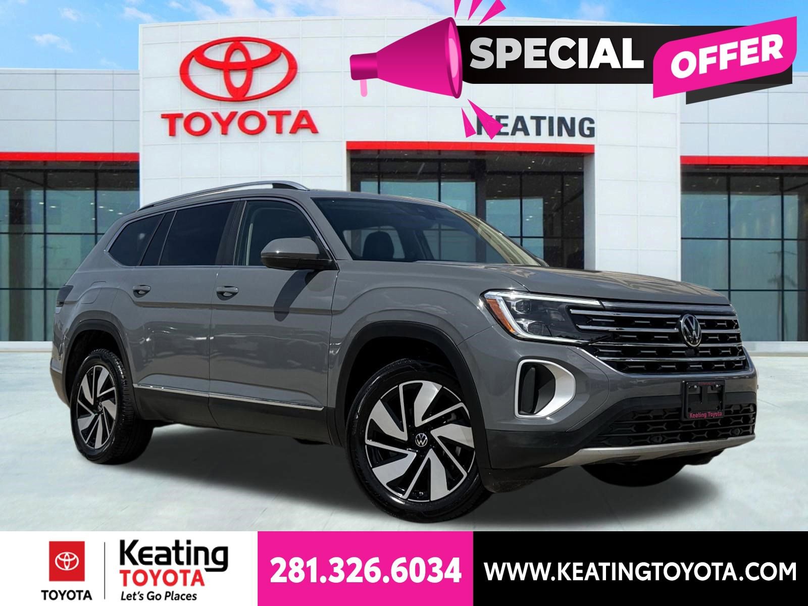 Used 2025 Volkswagen Atlas SEL AWD/4WD image 1
