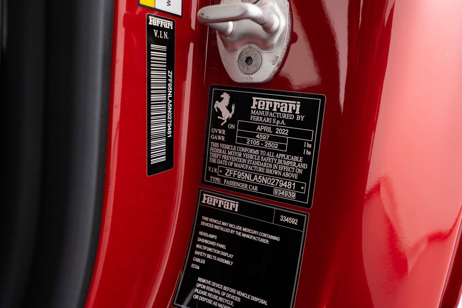 Certified 2022 Ferrari SF90 Stradale AWD/4WD image 30