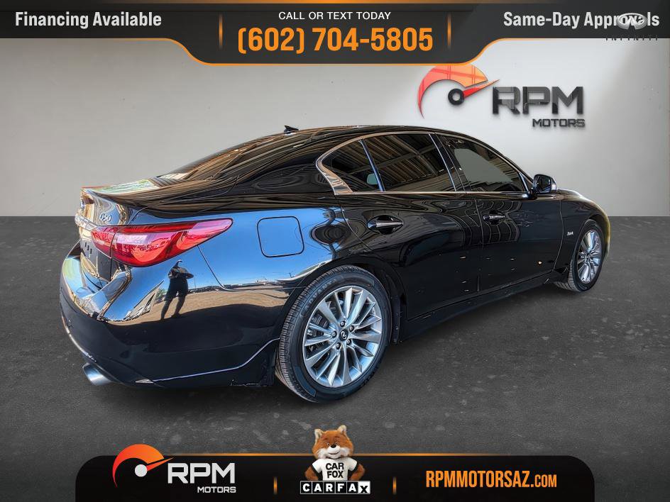 Used 2018 INFINITI Q50 Luxe w/ Cargo Package (L95) RWD image 6