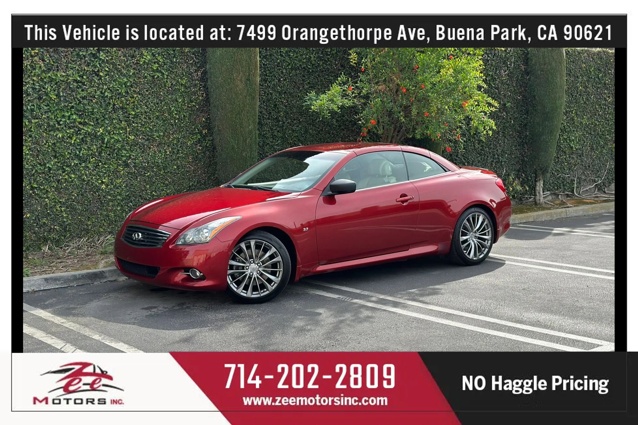 Used 2014 INFINITI Q60 Convertible w/ Premium Package image 17