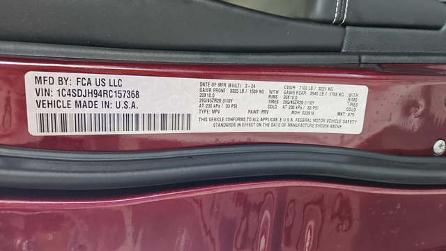 Used 2024 Dodge Durango SRT Hellcat AWD/4WD image 30