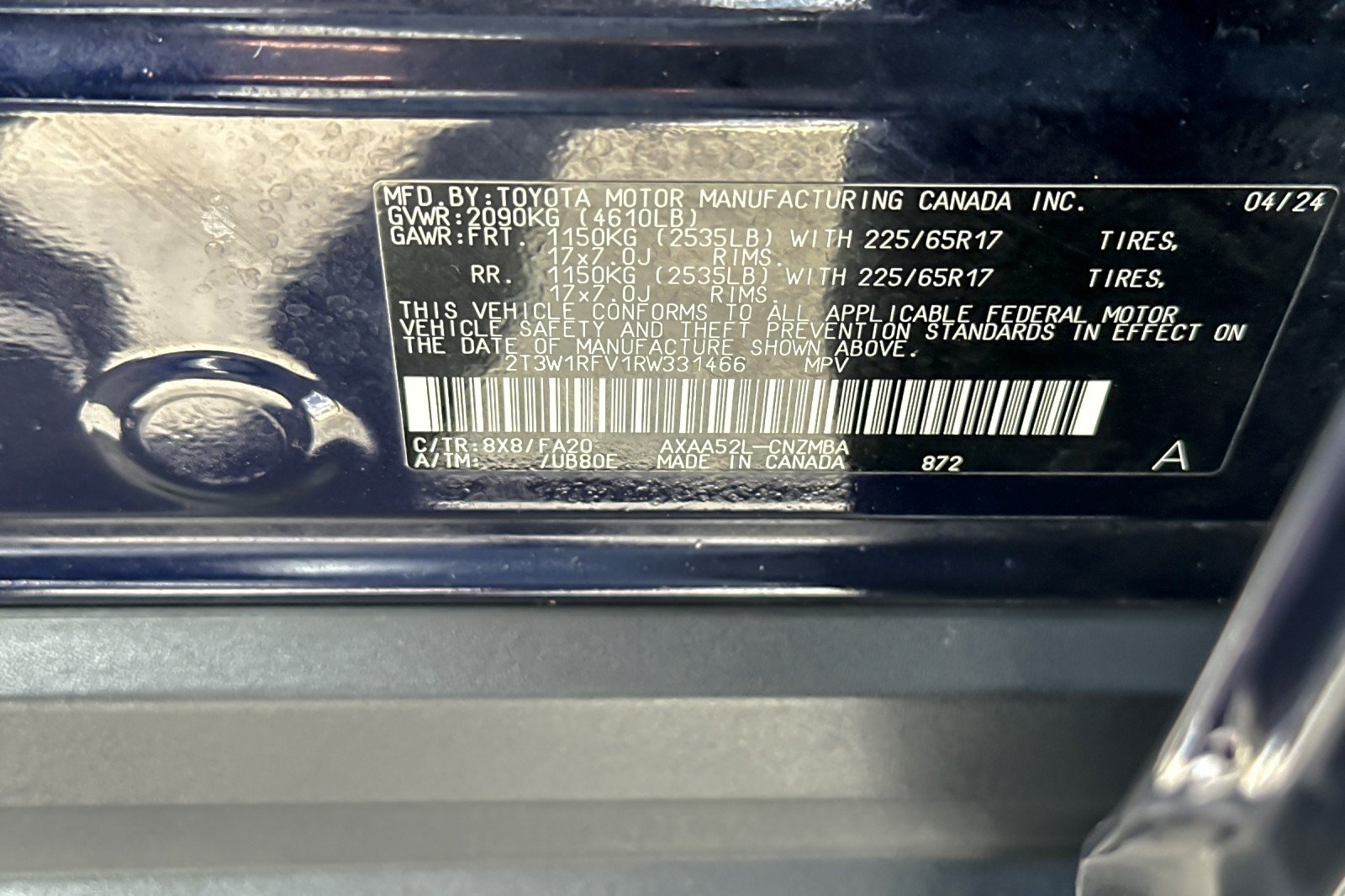 Certified 2024 Toyota RAV4 XLE w/ Convenience Package FWD image 27