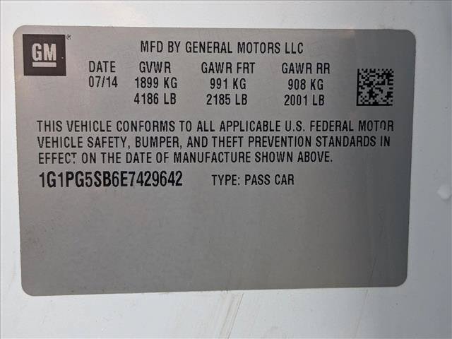 Used 2014 Chevrolet Cruze LTZ w/ Enhanced Safety Package FWD image 25