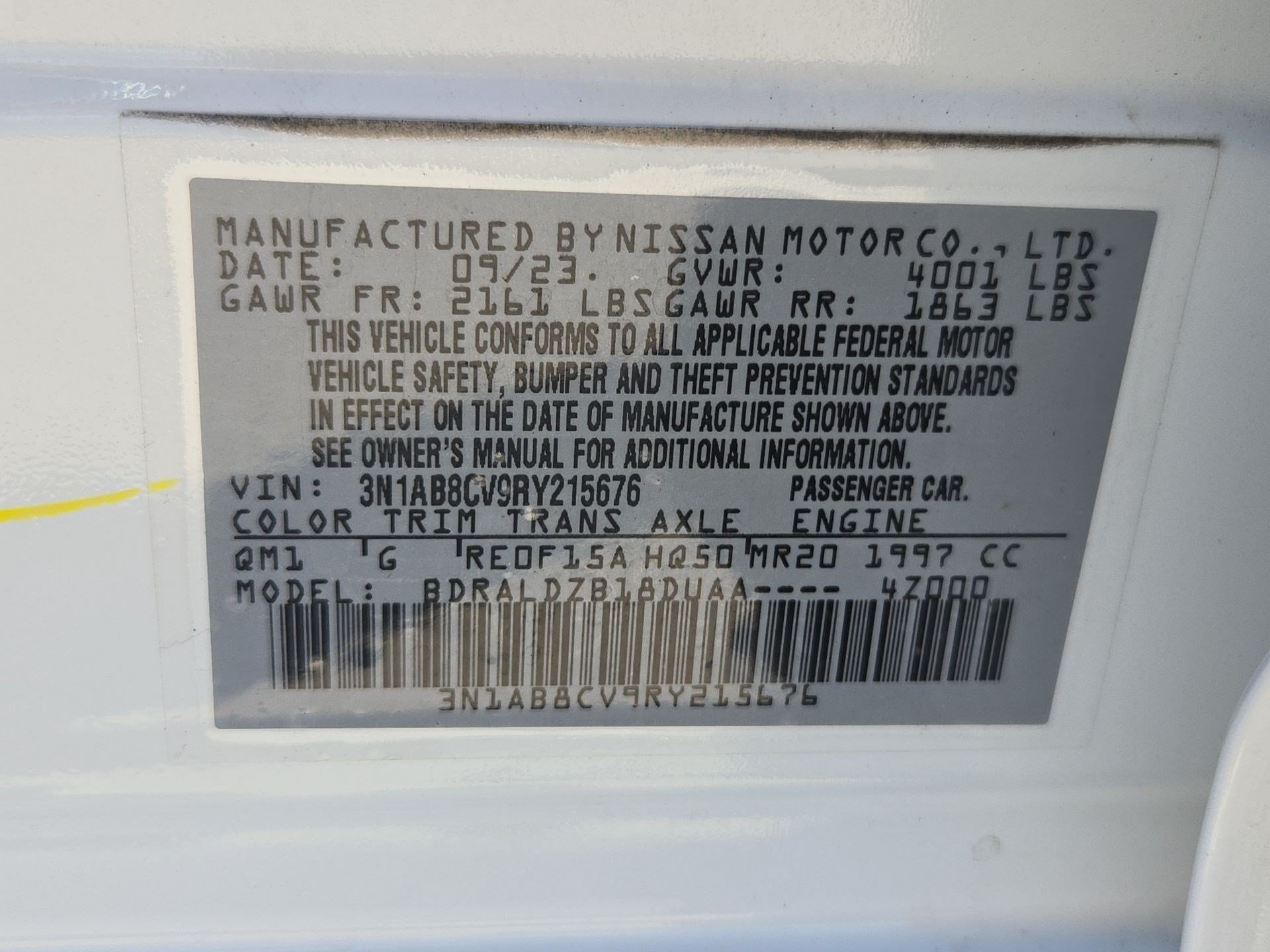 Used 2024 Nissan Sentra SV w/ All-Weather Package FWD image 32