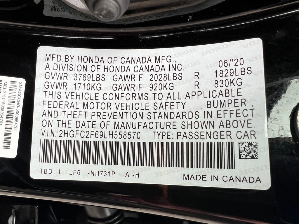 Used 2020 Honda Civic LX image 38