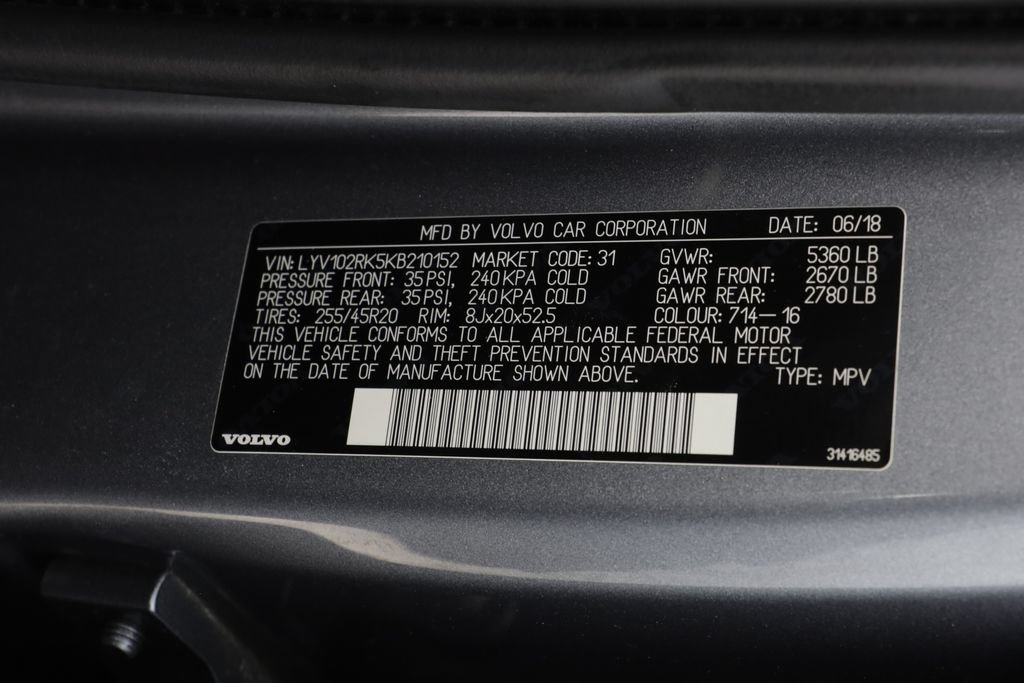 Used 2019 Volvo XC60 T5 Momentum w/ Advanced Package AWD/4WD image 25