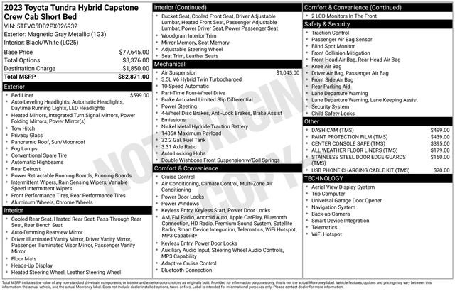 Used 2023 Toyota Tundra Capstone image 36