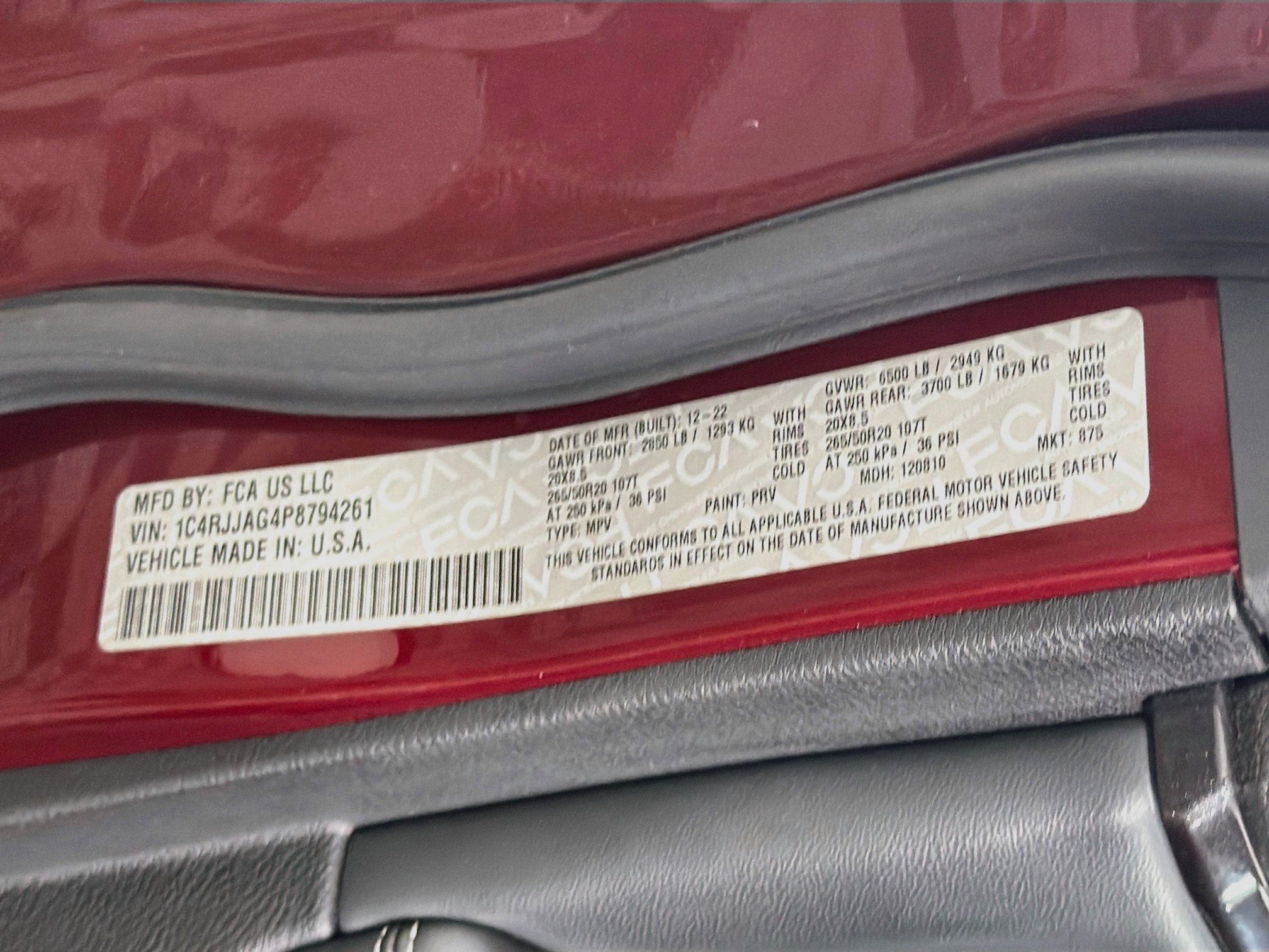 Used 2023 Jeep Grand Cherokee L Laredo RWD image 12