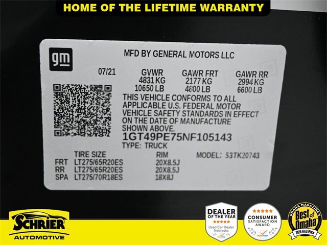 Used 2022 GMC Sierra 2500 AT4 image 50