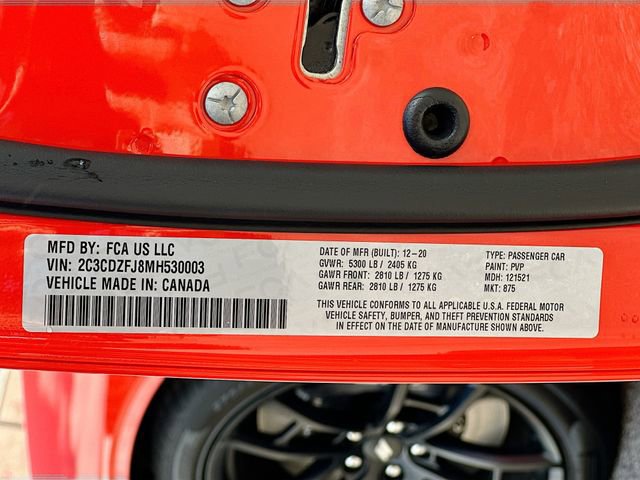 Used 2021 Dodge Challenger R/T Scat Pack w/ Shaker Package RWD image 33